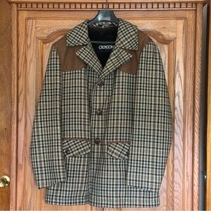Brown Houndstooth Coat